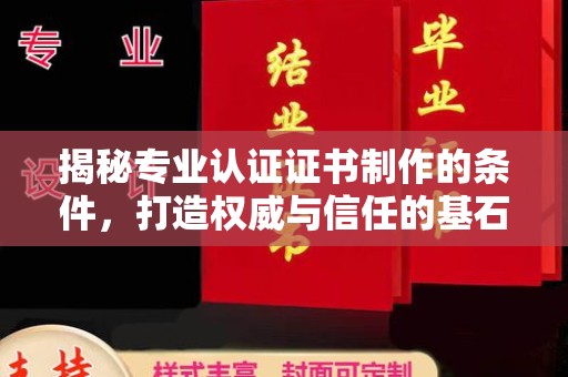 江南揭秘专业认证证书制作的条件，打造权威与信任的基石